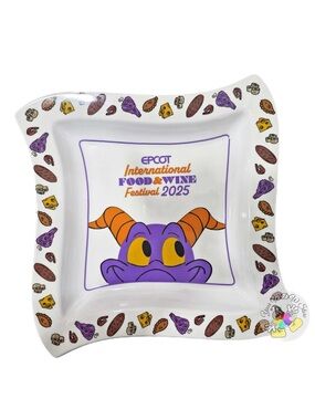 EPCOT International Food & Wine Festival 2025 FIGMENT Decorative Dish - NWT